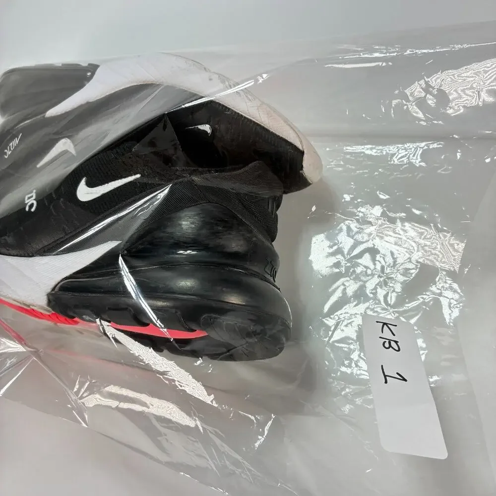 Nike Air Max 270 Black White Lifestyle Shoes 943345-001 Youth Size 6 Women's 7.5